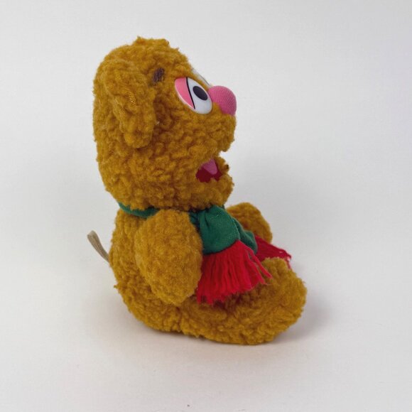Vintage 1987 Baby Fozzie Bear with Scarf Plush Muppet Babies - Picture 4 of 8